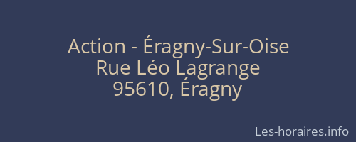 Action - Éragny-Sur-Oise