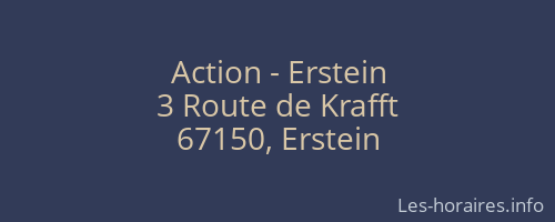 Action - Erstein