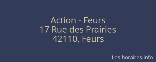 Action - Feurs