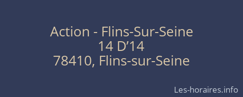 Action - Flins-Sur-Seine