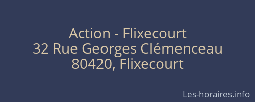 Action - Flixecourt