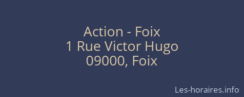 Action - Foix