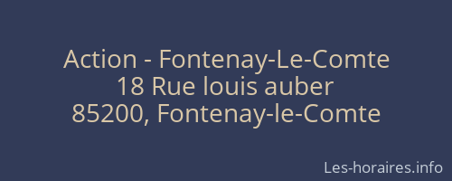 Action - Fontenay-Le-Comte