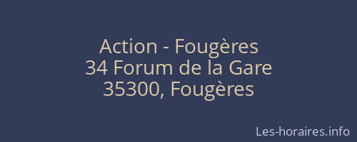 Action - Fougères