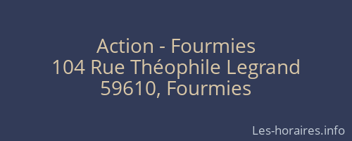 Action - Fourmies
