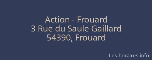 Action - Frouard
