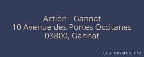 Action - Gannat