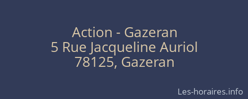 Action - Gazeran