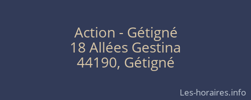 Action - Gétigné