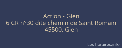 Action - Gien