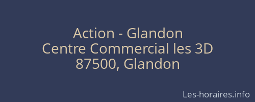 Action - Glandon