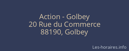 Action - Golbey