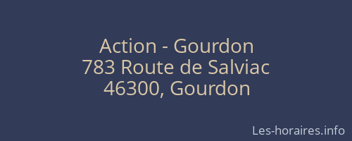 Action - Gourdon