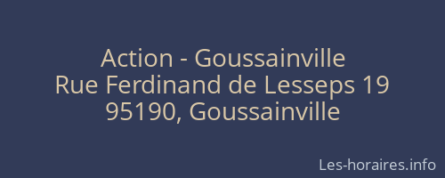 Action - Goussainville
