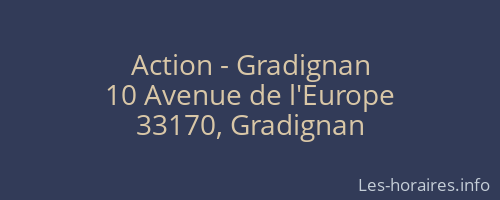 Action - Gradignan
