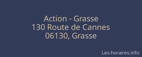Action - Grasse