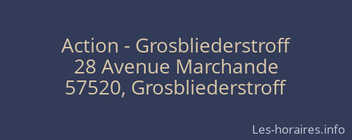 Action - Grosbliederstroff