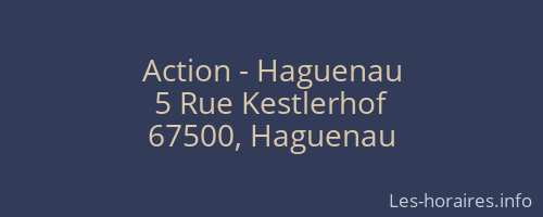 Action - Haguenau