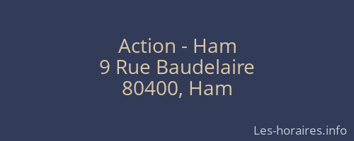 Action - Ham