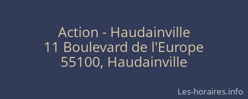 Action - Haudainville