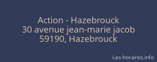 Action - Hazebrouck