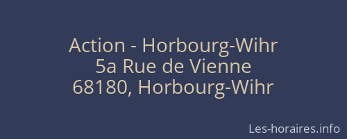 Action - Horbourg-Wihr