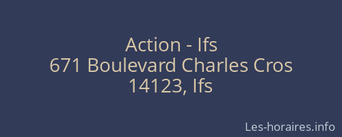 Action - Ifs