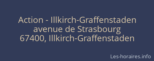Action - Illkirch-Graffenstaden