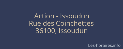 Action - Issoudun