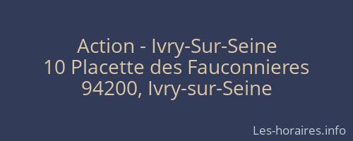 Action - Ivry-Sur-Seine