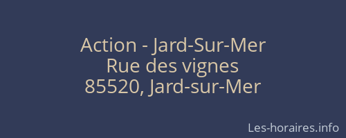 Action - Jard-Sur-Mer