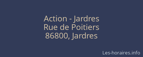 Action - Jardres