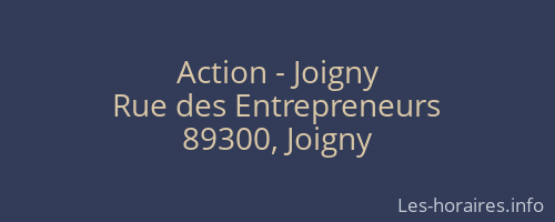 Action - Joigny