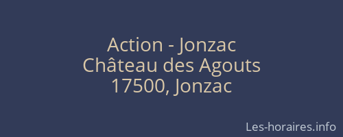 Action - Jonzac