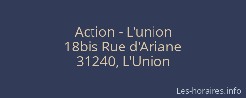 Action - L'union