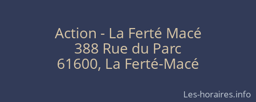 Action - La Ferté Macé
