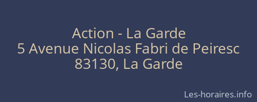 Action - La Garde