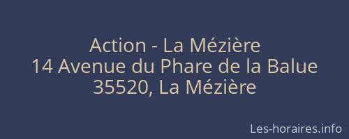 Action - La Mézière