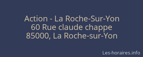 Action - La Roche-Sur-Yon