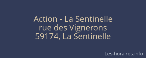 Action - La Sentinelle