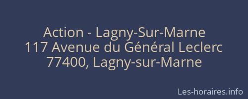 Action - Lagny-Sur-Marne