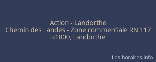 Action - Landorthe