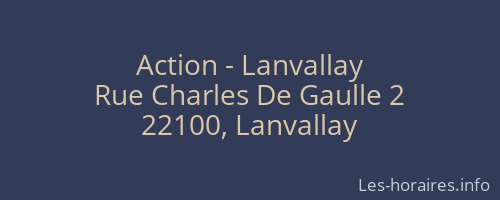 Action - Lanvallay