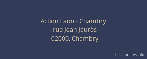 Action Laon - Chambry