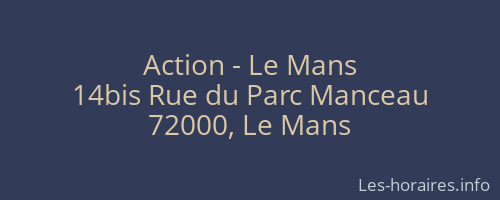 Action - Le Mans
