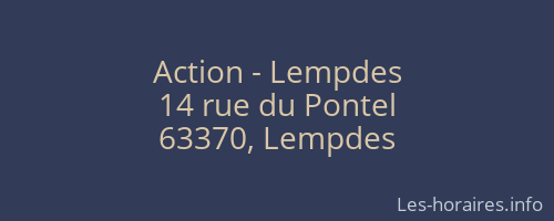 Action - Lempdes