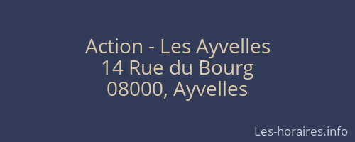 Action - Les Ayvelles