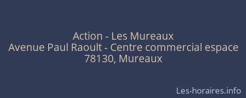 Action - Les Mureaux