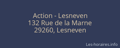 Action - Lesneven