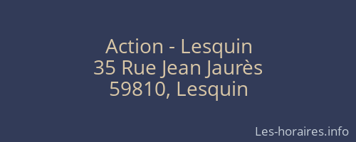 Action - Lesquin